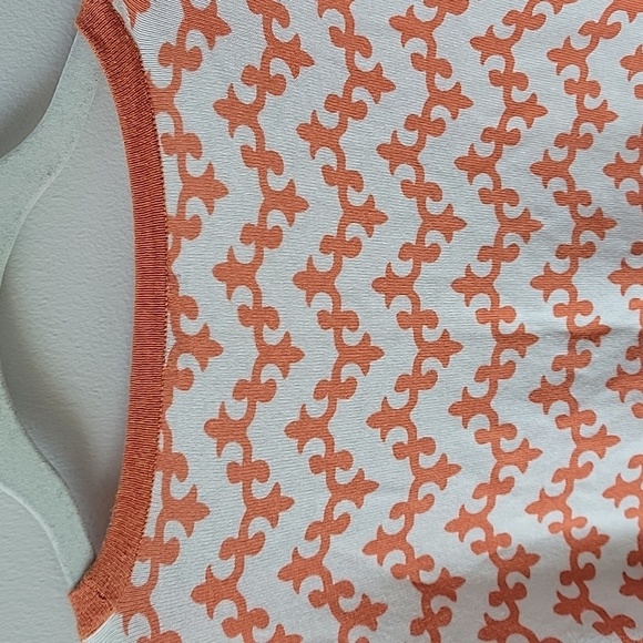 J. McLaughlin 3/4 Sleeve All Over Patterned Women Sz Medium Lightweight Cardigan - Picture 3 of 10